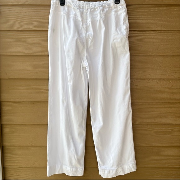 Bella Dahl Claire Cropped Pants in White Size Small - Picture 5 of 7